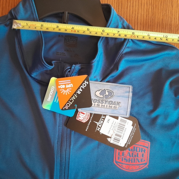 - Major League Fishing MLF Long Sleeve 1/4 Zip Performance Layer Habit Siz… - Picture 14 of 16